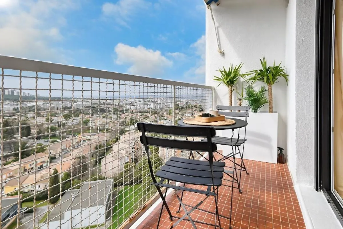 Koenig - T3 De Standing Avec Balcon Parking Et Vue Apartment Marseille 0*,