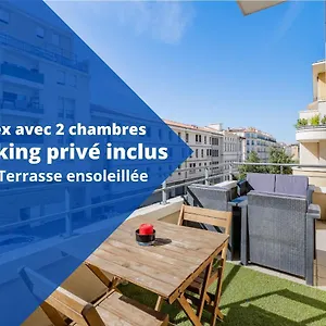  Appartement La Joliette; Duplex 2 Chambres, Parking Inclus+ Terrasse+ Ascenseur