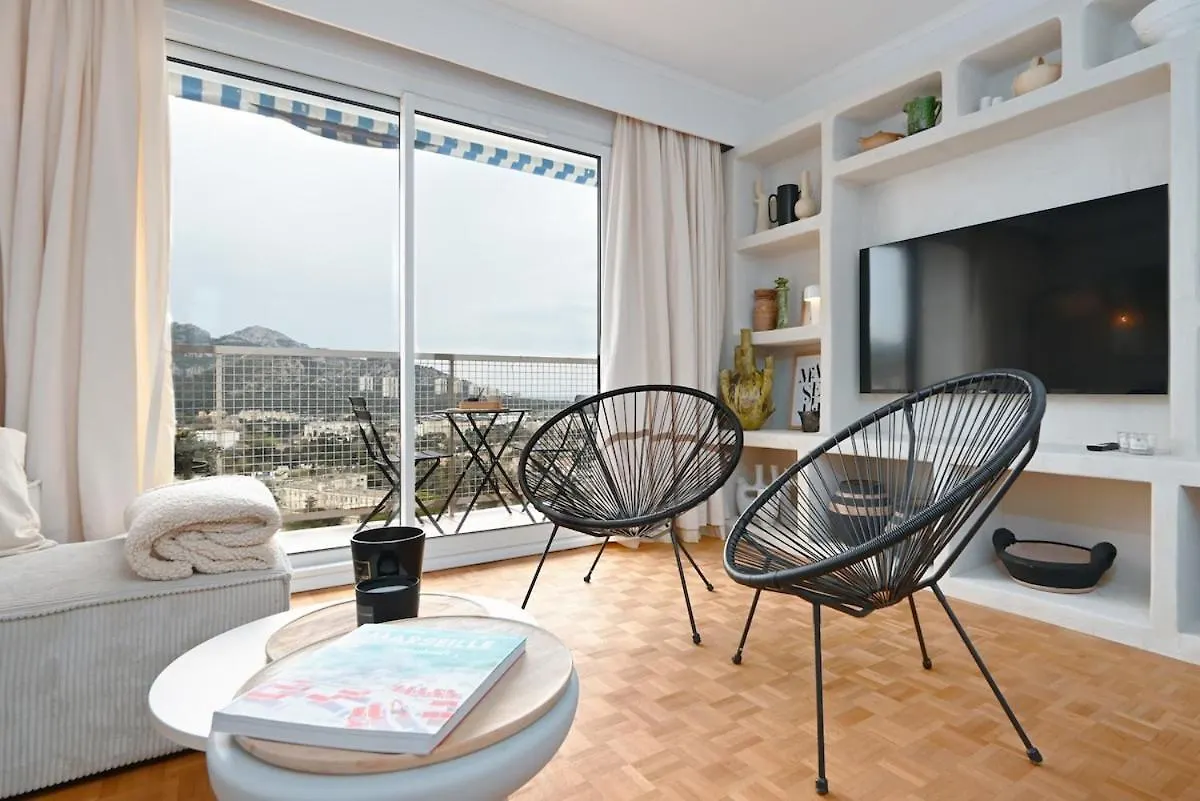 Appartamento Koenig - T3 De Standing Avec Balcon Parking Et Vue Marsiglia Francia